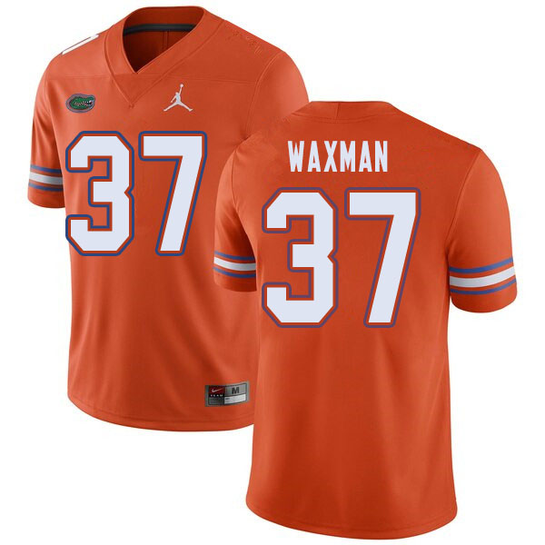 Jordan Brand Men #37 Tyler Waxman Florida Gators College Football Jerseys Sale-Orange